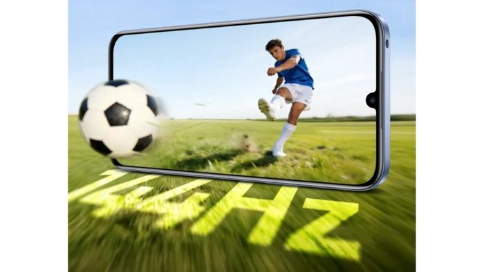 realme C100 sở hữu màn hình IPS LCD 6.8 inch với tần số quét lên đến 144Hz