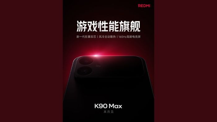 Redmi K90 Max được định vị là mẫu gaming phone mạnh mẽ nhất trong dòng K-series.