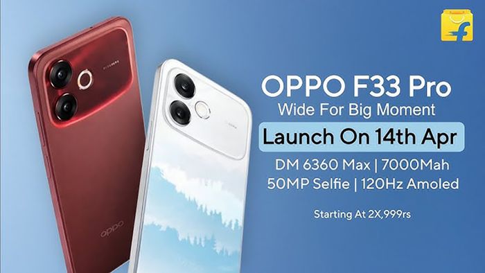 OPPO F33 Pro 5G dự kiến chính thức ra mắt vào ngày 14/4