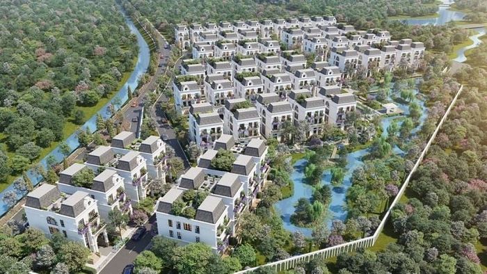 Khu đô thị Park City tọa lạc tại giao điểm giữa đường Lê Văn Lương kéo dài và Lê Trọng Tấn, quận Hà Đông