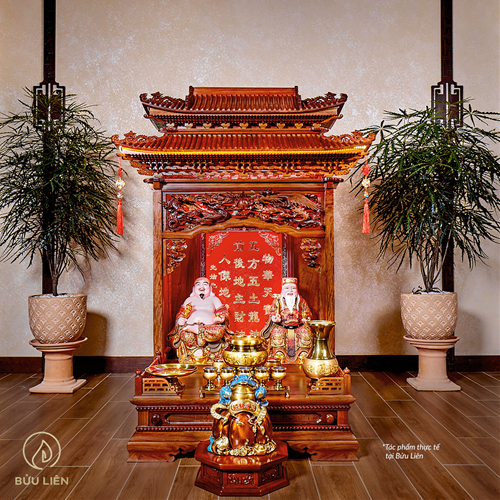 Sắp xếp bàn thờ Thần Tài và Thổ Địa