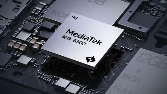 Chip MediaTek Dimensity 6300 mang lại hiệu năng mượt mà cho các tác vụ cơ bản