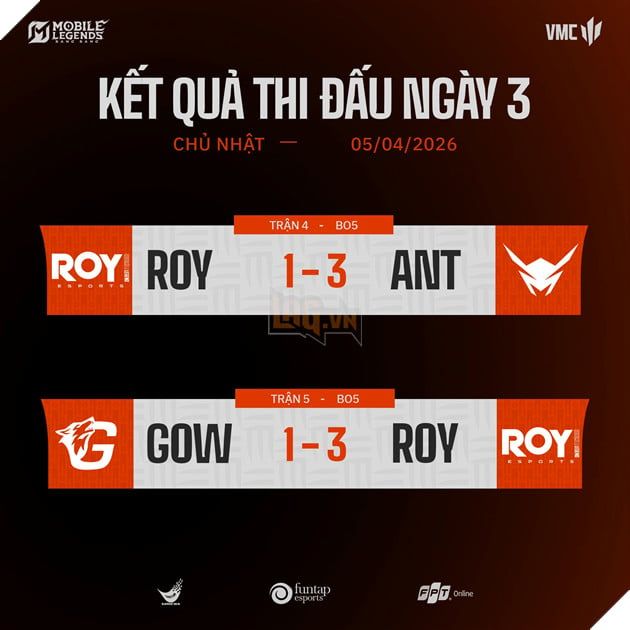 VMC Mùa Xuân 2026 Tuần 1: Saigon Phantom Dẫn Đầu BXH, Tiến Tới Playoffs 3