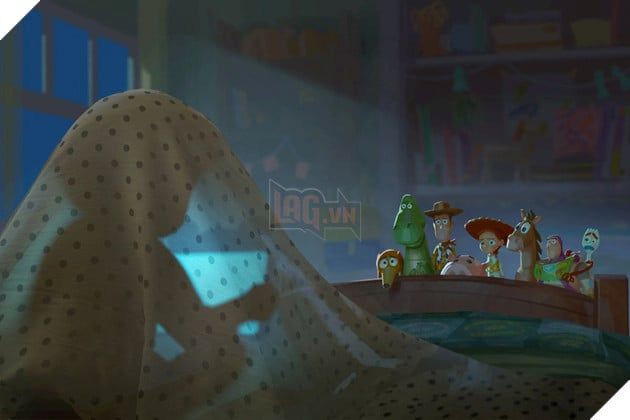 Ảnh động về Toy Story 5.