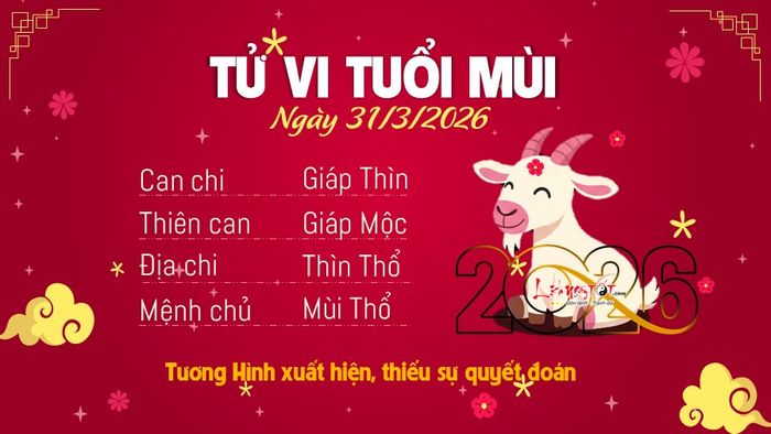 8 Tu vi hang ngay 31-3-2026 - Mui