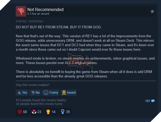 Nhanh tay sở hữu bộ ba game Resident Evil gốc với mức giá cực kỳ ưu đãi, kèm theo một lưu ý quan trọng!