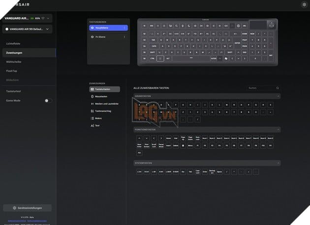 Corsair Vanguard Air 99 Wireless: Bàn phím 8.000Hz tích hợp Stream Deck, all-in-one cho game thủ và streamer 14