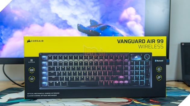 Corsair Vanguard Air 99 Wireless: Bàn phím 8.000Hz tích hợp Stream Deck, giải pháp all-in-one cho game thủ và streamer