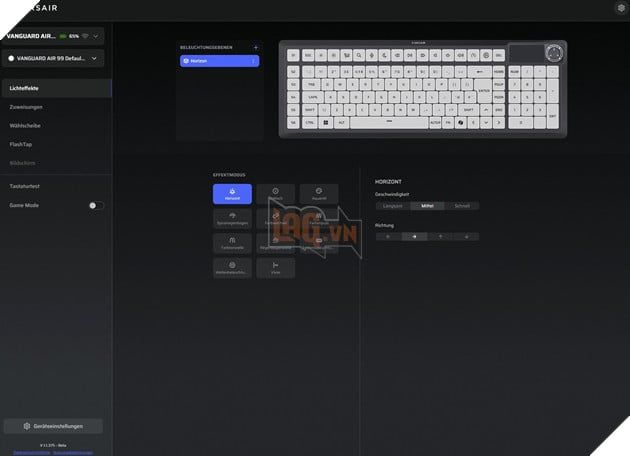 Corsair Vanguard Air 99 Wireless: Bàn phím 8.000Hz tích hợp Stream Deck, all-in-one cho game thủ và streamer 15