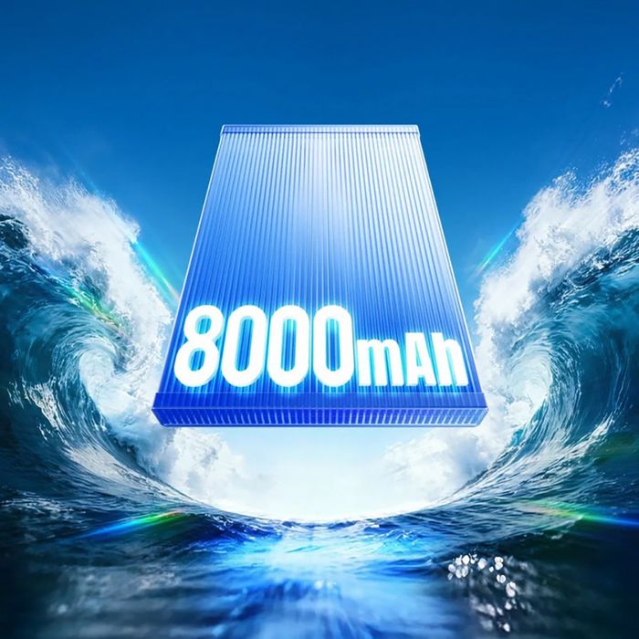 realme C100 4G sở hữu viên pin 8000 mAh cực kỳ ấn tượng