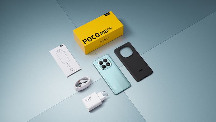 POCO M8 5G có mức giá dễ tiếp cận hơn so với phiên bản Pro, phù hợp với người dùng muốn trải nghiệm tốt mà không cần chi quá nhiều.