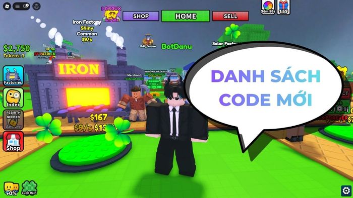 Mã code Unbox a Factory mới nhất