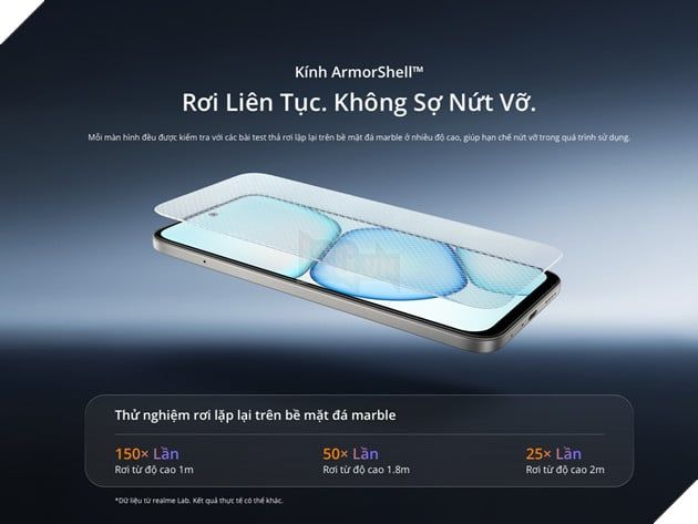 Realme C100 chính thức ra mắt: Siêu Pin Titan 8000mAh đột phá trong phân khúc phổ thông với khả năng “sạc một lần, dùng 2 ngày”