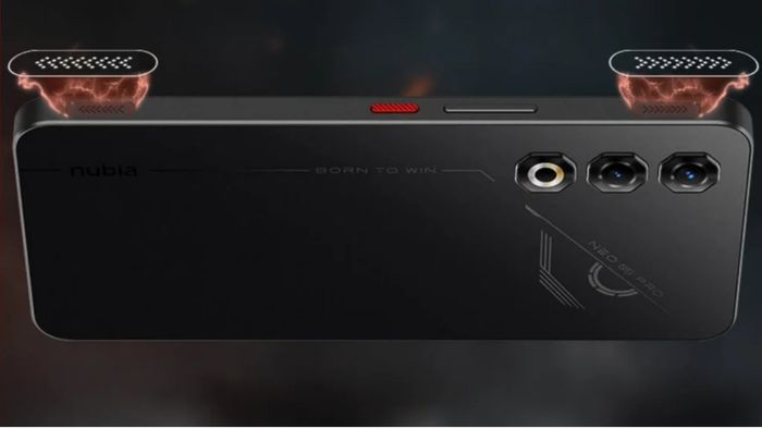 Nubia Neo 5 Pro có các phím trigger vật lý ở cạnh viền, giúp hỗ trợ thao tác trong quá trình chơi game.