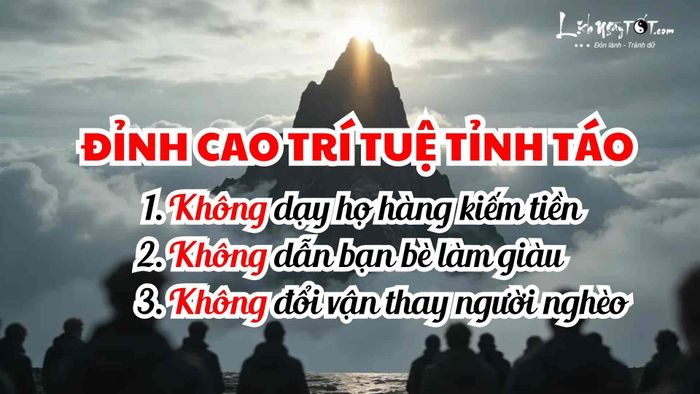 Đỉnh cao trí tuệ của sự tỉnh táo 1