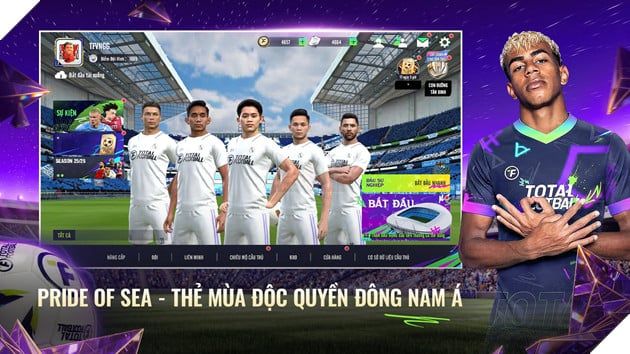 VNGGames ra mắt Total Football VNG tại Đông Nam Á và hợp tác với Nguyễn Đình Bắc cho thị trường Việt Nam.