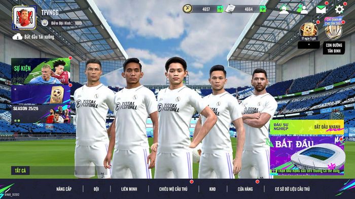 VNGGames chính thức phát hành Total Football VNG, và Nguyễn Đình Bắc trở thành Đại sứ của game.