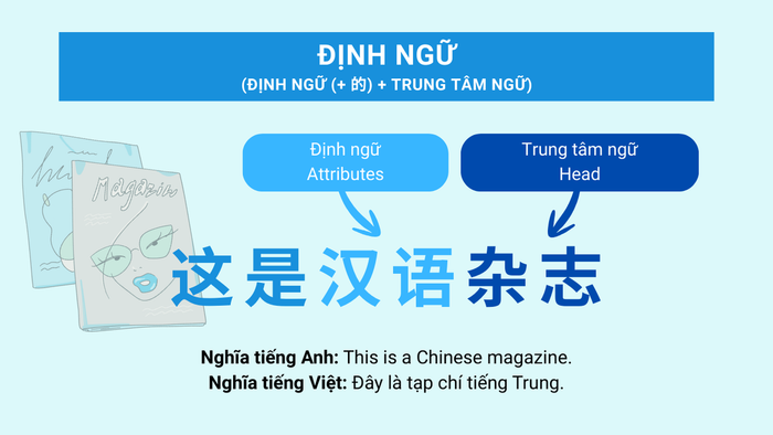 HSK 0-1 Bài 5 Định ngữ trong tiếng Trung