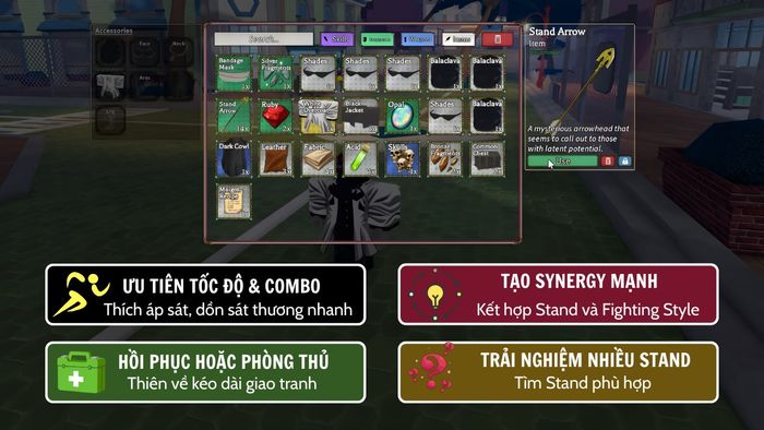Kinh nghiệm chọn Stand theo Bizarre Lineage Tier List