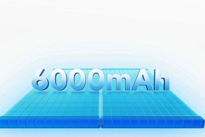 Máy được trang bị pin dung lượng 6000mAh