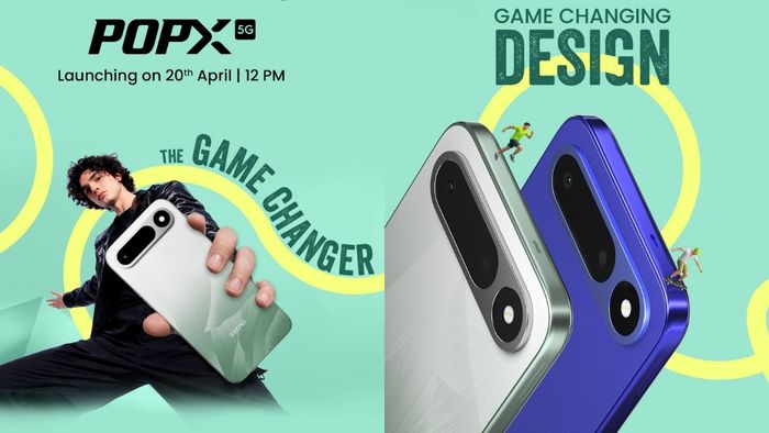 Tecno Pop X 5G sở hữu thiết kế đậm chất Pixel 10 với điểm nhấn là cụm camera đặc trưng nổi bật