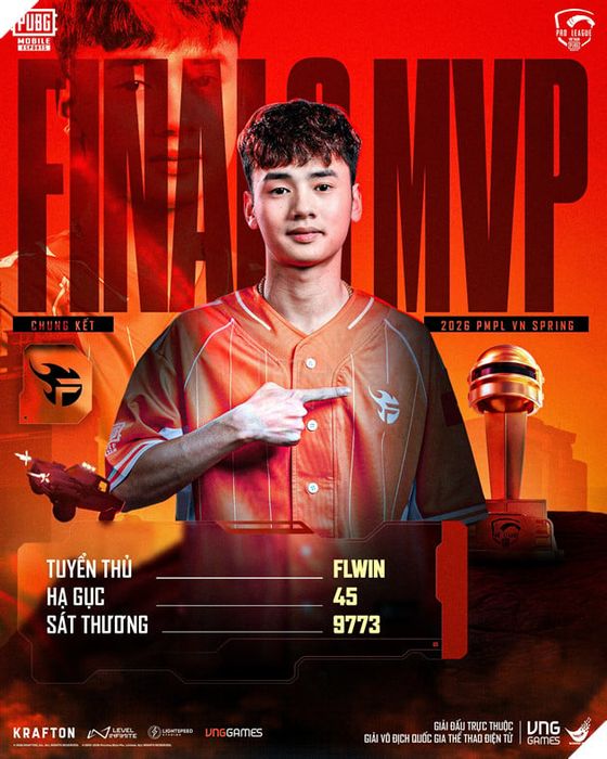 Đội tuyển Team Flash đăng quang 2026 PMPL VN Spring 3