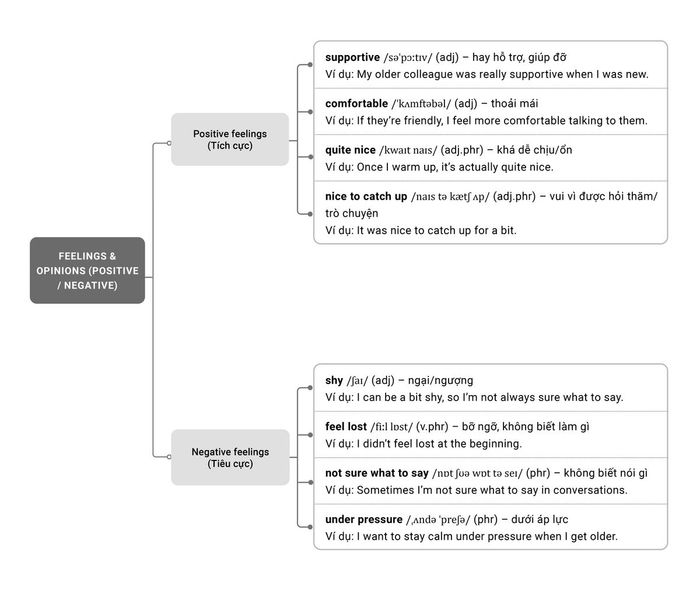 Vocabulary Analysis IELTS Speaking Part 1 Topic Working with Older People