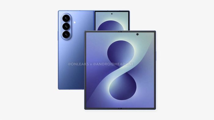 Ảnh render của Samsung Galaxy Z Fold8