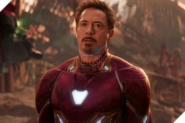 Hình ảnh nam diễn viên Robert Downey Jr. trong tạo hình siêu anh hùng Iron Man.