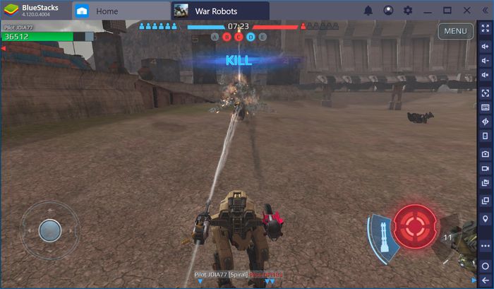 Tối ưu Game Controls để điều khiển Robot trong War Robots