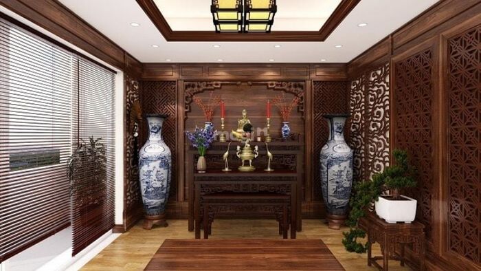 Lựa chọn hướng phòng thờ phù hợp để thu hút vượng khí và tài lộc cho cả gia đình.