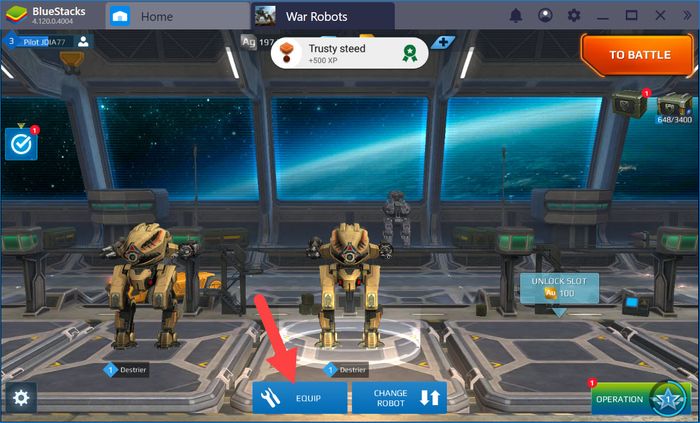 Cách unlock Robot mới, nâng cấp trang bị trong War Robots