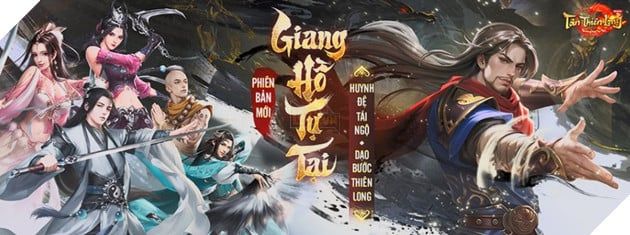 Tân Thiên Long Mobile ra mắt “Giang Hồ Tự Tại” cho game thủ 8x - 9x, không còn cày xuyên đêm
