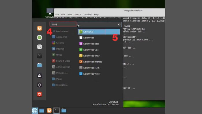 Cách tải và cài đặt LibreCAD dành cho Linux