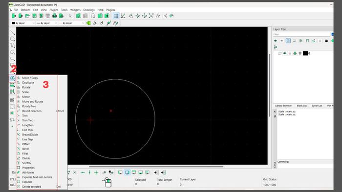 Hướng dẫn cơ bản về cách sử dụng LibreCAD