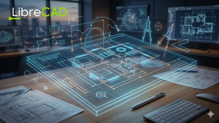 LibreCAD là phần mềm thiết kế kỹ thuật 2D mã nguồn mở, thân thiện với người dùng và linh hoạt trong ứng dụng.