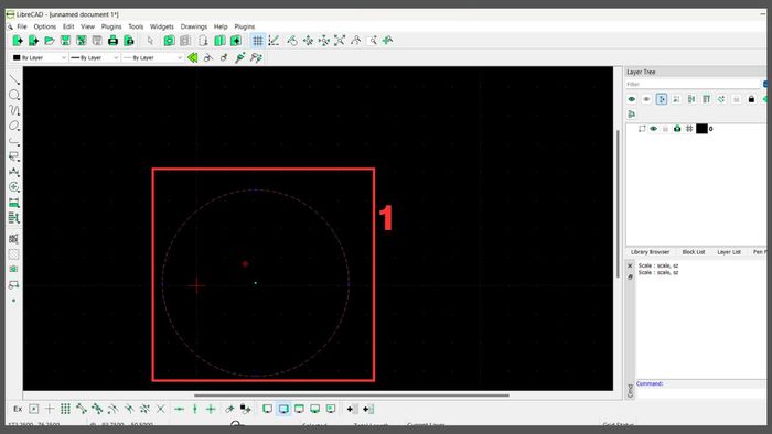 Hướng dẫn sử dụng LibreCAD cơ bản