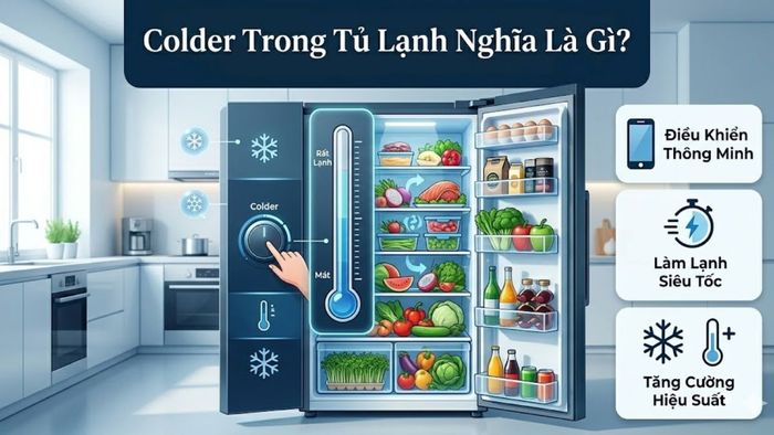 Colder trong tủ lạnh có ý nghĩa như thế nào?