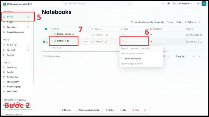 Xây dựng hệ thống tri thức cho NotebookLM - bước 4