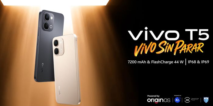 vivo T5 trình làng với thiết kế tinh tế và bắt mắt
