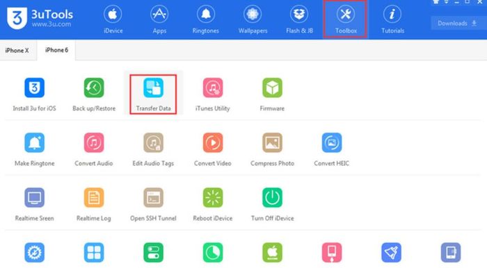 Cách chuyển dữ liệu từ iPhone sang iPhone bằng 3Tools