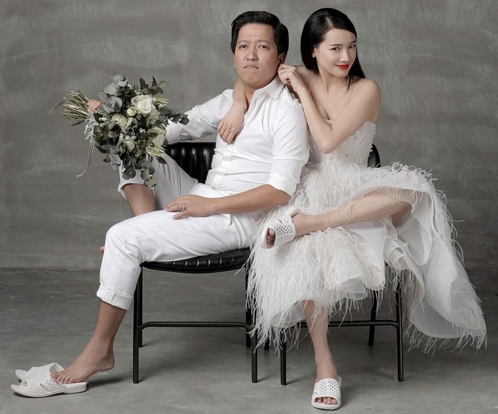 Khoảnh khắc lãng mạn của Trường Giang - Nhã Phương (Ảnh minh họa)