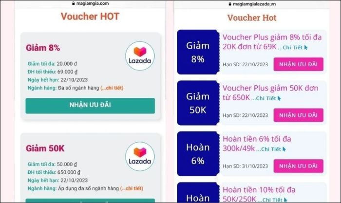 Hướng dẫn săn mã giảm giá Lazada trên các trang web và blog khác