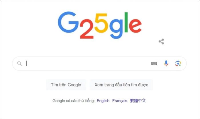 Google kỷ niệm sinh nhật lần thứ 25 vào ngày nào?