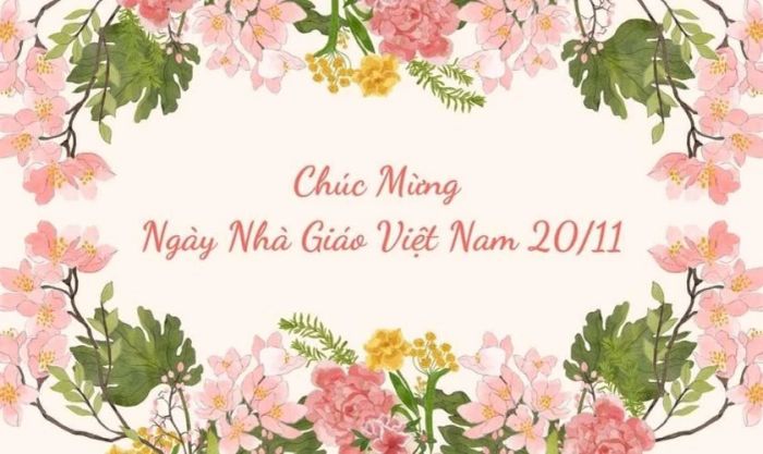 Ảnh bìa 20/11 tuyệt đẹp để chúc mừng Ngày Nhà giáo, tạo ấn tượng mạnh mẽ và đầy ý nghĩa.