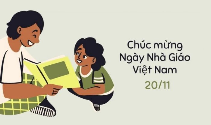 Ảnh bìa đẹp mắt nhân dịp lễ Ngày 20/11, mang đến không gian vui tươi và ấm áp.