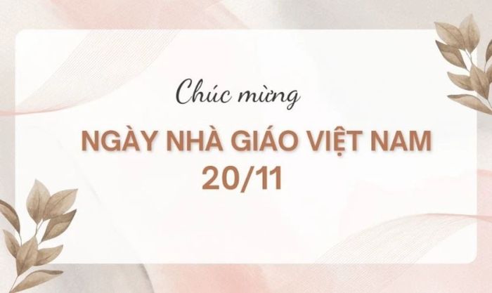Ảnh bìa chúc mừng Ngày 20/11 đẹp mắt với hình ảnh cô giáo, thể hiện sự kính trọng và biết ơn thầy cô giáo.