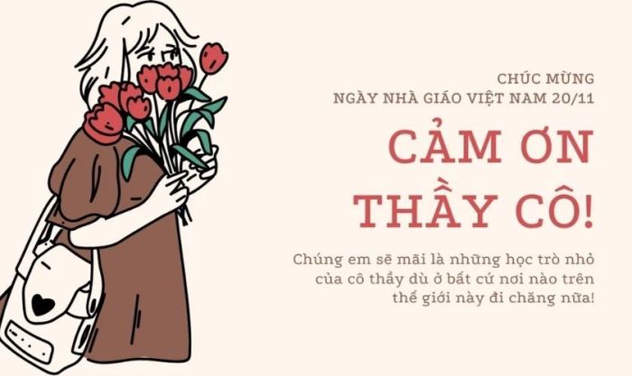Tổng hợp ảnh bìa 20/11 kèm những lời cảm ơn ý nghĩa, dành tặng các thầy cô với tất cả lòng kính trọng.