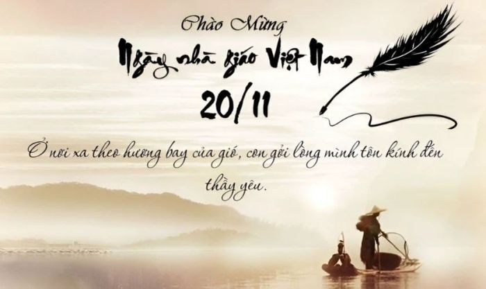 Tổng hợp ảnh bìa 20/11 kèm lời chúc ý nghĩa được viết bằng thư pháp, mang đến vẻ đẹp tinh tế và ý nghĩa sâu sắc.