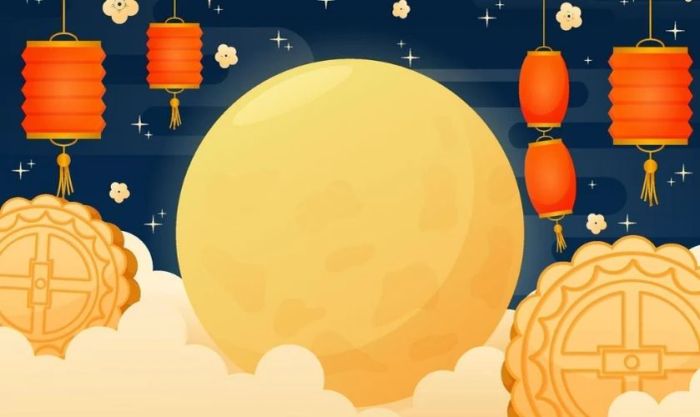 Hình ảnh cận cảnh vầng trăng tròn vành vạnh